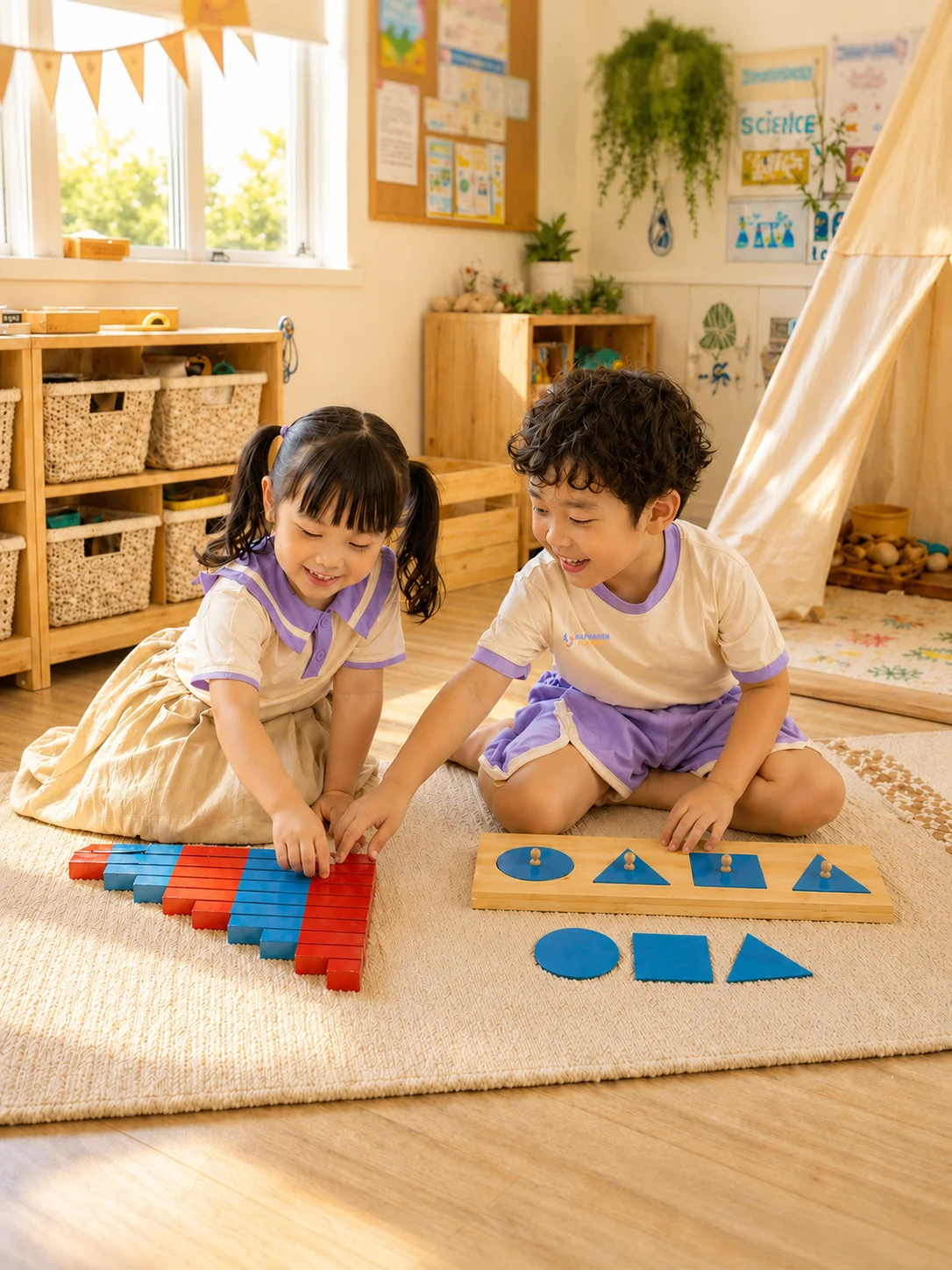 Anak ceria belajar di AlphaGen Academy Bekasi Utara